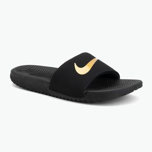Nike Kawa gyerek papucs black/metallic gold (Kawa 819352-003) kép