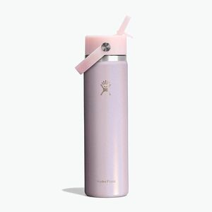 Termosz Hydro Flask Wide Mouth with Flex Straw Cap 710 ml Glimmer Pink (Wide Mouth with Flex Straw Cap LE-F25W24) kép