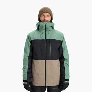 Férfi snowboarddzseki Quiksilver Sycamore Block 20K dark ivy (Sycamore Block 20K EQYTJ03503-GND0) kép