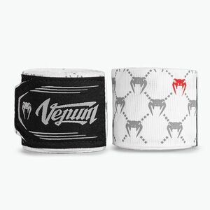 Boxoló kézbandázsok Venum Monogram Hand Wraps Advanced 400 cm white (Monogram Hand Wraps Advanced 05474) kép
