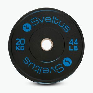 Olimpiai bumper tárcsa Sveltus Training Olympic Disc 20 kg black (Training Olympic Disc 1698) kép