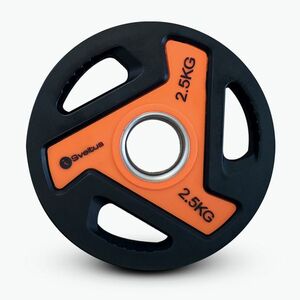 Olimpiai súlytárcsa Sveltus Olympic Disc With Handles 2, 5 kg black (Olympic Disc With Handles 3810) kép