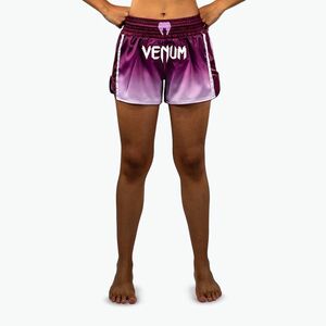 Női edzőshort Venum Iris Muay Thai plum/white (Iris Muay Thai VENUM-05949-050) kép