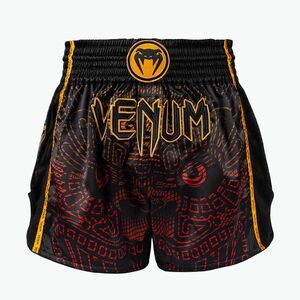 Férfi edzőshort Venum Quetzal Fury Muay Thai black/fury red/tangerine (Quetzal Fury Muay Thai VENUM-05850-100) kép