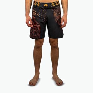Férfi edző rövidnadrág Venum Quetzal Fury Fightshorts black/fury red/tangerine (Quetzal Fury Fightshorts VENUM-05849-100) kép