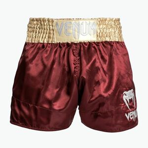 Férfi edzőshort Venum Classic Muay Thai burgundy/gold/white (Classic Muay Thai VENUM-03813-628) kép