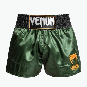 Férfi edzőshort Venum Classic Muay Thai green/gold/black (Classic Muay Thai VENUM-03813-627) kép