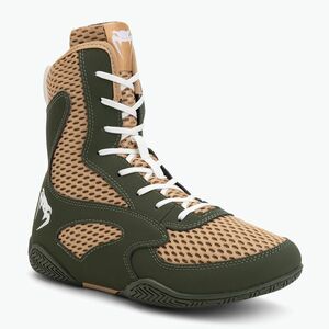 Férfi bokszcipő Venum Contender Boxing military green/sand (Contender Boxing 04958) kép