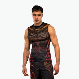 Férfi rashguard Venum Quetzal Fury Sleeveless Rashguard black/fury red/tangerine (Quetzal Fury Sleeveless Rashguard VENUM-05847-100) kép