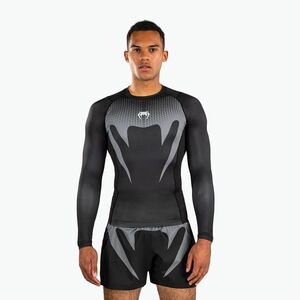 Roshguard férfi hosszú ujjú Venum No Gi Rashguards black/silver grey (No Gi Rashguards VENUM-05914-001) kép
