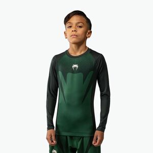Gyerek rashguard Venum Attack Kids Rashguard forest green/off white (Attack Kids Rashguard VENUM-05967-005) kép