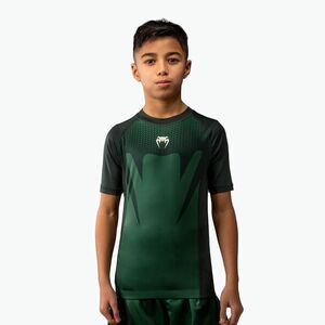 Gyerek rashguard Venum Attack Kids Rashguard forest green/off white (Attack Kids Rashguard VENUM-05968-005) kép