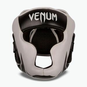 Gyerek boksz fejvédő Venum Challenger Kids white/black (Challenger Kids VENUM-04356-108) kép