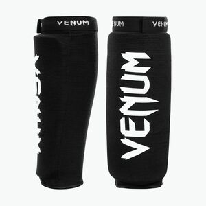 Sípcsont- és lábvédők Venum Kontact Shin Guards black/black (Kontact Shin Guards VENUM-0480-114) kép
