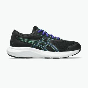 Gyerek futócipők ASICS Contend 9 GS black/vital green (Contend 9 GS 1014A337-009) kép