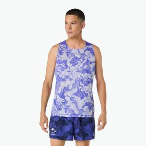 Férfi futótrikó ASICS Fujitrail Singlet cobalt burst/cream (Fujitrail Singlet 2011D528) kép
