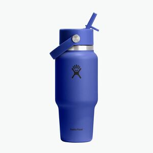 Termosz Hydro Flask Wide Flex Straw Travel 621 ml Capri Blue (Wide Flex Straw Travel WT24CFS382) kép