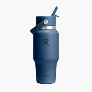 Termosz Hydro Flask Wide Flex Straw Travel 621 ml harbor blue (Wide Flex Straw Travel WT24CFS384) kép