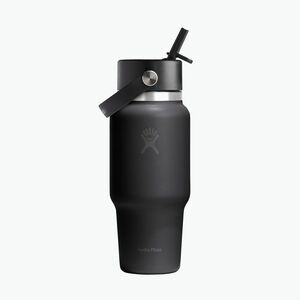 Termosz Hydro Flask Wide Flex Straw Travel 621 ml black (Wide Flex Straw Travel WT24CFS001) kép