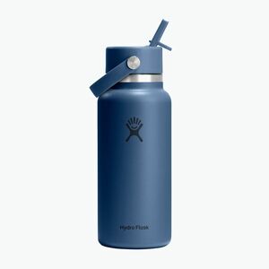 Hőtartó kulacs Hydro Flask Wide Flex Straw 946 ml harbor blue (Wide Flex Straw W32CFS384) kép