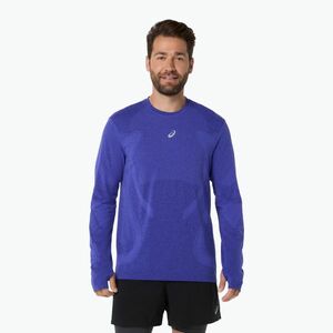 Férfi hosszú ujjú futópóló ASICS Road Seamless LS cobalt burst/eggplant (Road Seamless LS 2011D356) kép
