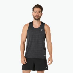 Férfi futópóló ASICS Road Singlet performance black (Road Singlet 2011D478) kép