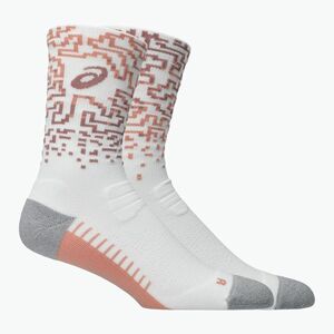 Zoknik ASICS Performance Run Crew brilliant white/morganite/pearl pink (Performance Run Crew 3013B285-100) kép