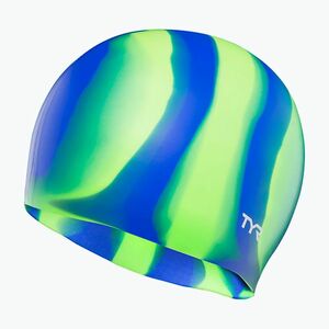 Úszósapka TYR Multi-Color Silicone green/blue multi (Multi-Color Silicone LCSM_310) kép