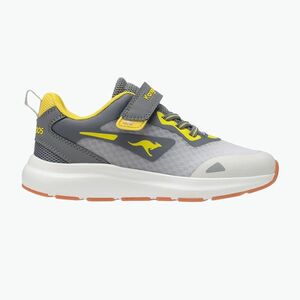 Gyerekcipők KangaROOS KB-Pang EV vapor grey/neon yellow (KB-Pang EV 10992-000-2201) kép
