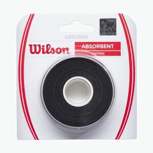 Tenisz overgrip Wilson Absorbx Overgrip 3 db black/white (Absorbx Overgrip WR8446502001) kép