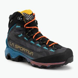Férfi túracipő La Sportiva Aequalibrum Hike GTX carbon/tropic blue (Aequilibrium Hike GTX ZFHS137G00B14) kép