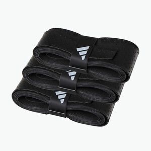 Overgrip-ek padel ütőkhöz adidas Padel Overgrip Set 3 pcs. black (Padel Overgrip Set AC2BA1BK) kép