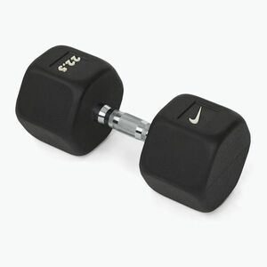 Gumírozott kézisúlyzó Nike Strength Hex Dumbbell 22, 5 kg black/white (Hex Dumbbell DRDK-1022) kép