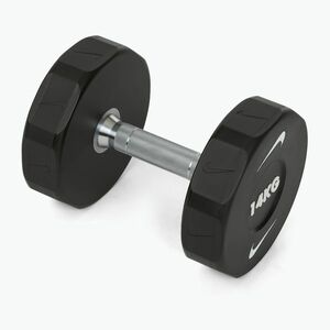 Krómozott kézisúlyzó Nike Strength Pro Urethane Dumbbell 14 kg black/white (Pro Urethane Dumbbell DRCK-1014) kép