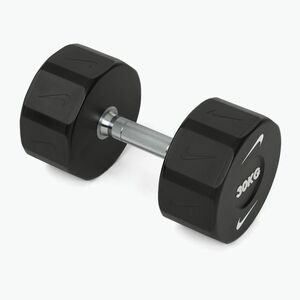 Krómozott kézisúlyzó Nike Strength Pro Urethane Dumbbell 30 kg black/white (Pro Urethane Dumbbell DRCK-1030) kép