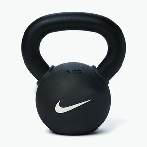 Kettlebell Nike Strength Rubber Coated 6 kg black/white (Rubber Coated KRCU-1006) kép