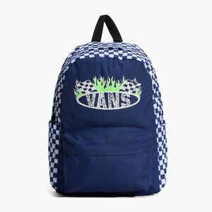 Hátizsák városi gyermek Vans Old Skool Grom 18 l checkerboard deep indigo (Old Skool Grom VN000H56FOB) kép