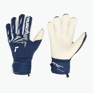 Kapuskesztyűk Reusch Attrakt Freegel Gold X Finger Support Junior premium blue/white (Attrakt Freegel Gold X Finger Support Junior 5672960-4414) kép
