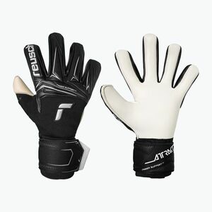 Kapus kesztyűk Reusch Attrakt Gold X NC Finger Support black/white (Attrakt Gold X NC Finger Support 5670960-7701) kép