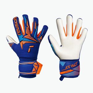 Gyerek kapus kesztyűk Reusch Attrakt Freegel Advance Junior sharp blue/shocking orange (Attrakt Freegel Advance Junior 5672235-4129) kép
