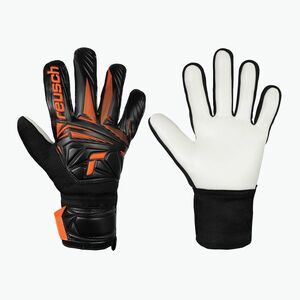 Kapus kesztyűk Reusch Attrakt Starter Solid black/shocking orange (Attrakt Starter Solid 5670514-7783) kép