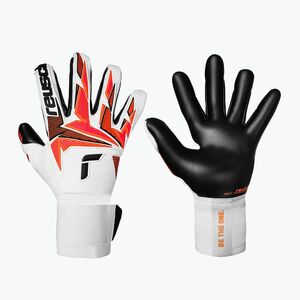 Kapus kesztyűk Reusch Attrakt Freegel Gold X white/shocking orange/black (Attrakt Freegel Gold X 5670935-1083) kép