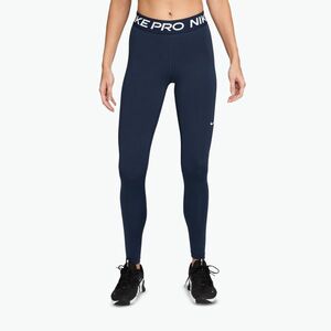 Nike Pro női leggings 365 Tight midnight navy/white (Pro 365 Tight CZ9779-410) kép
