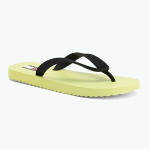 Női flip-flop papucsok Tommy Jeans Logo Summer lime essence/black (Logo Summer EN0EN029790H8) kép