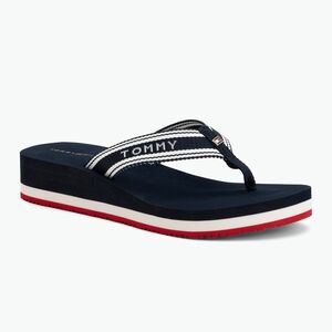 Női flip-flop papucsok Tommy Hilfiger Flag Print Summer Sandal rwb (Flag Print Summer Sandal FW0FW091950GY) kép