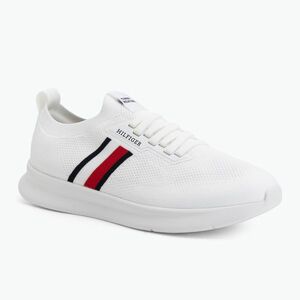 Férfi cipő Tommy Hilfiger Lightweight Knitted Runner white (Lightweight Knitted Runner FM0FM05756) kép