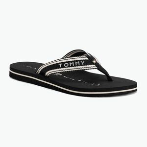 Női papucsok Tommy Hilfiger Webbing Summer Sandal black (Webbing Summer Sandal FW0FW09193) kép