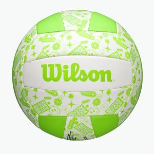 Wilson Stamp green/white röplabda 5 méret (Stamp WV4007502XBOF) kép