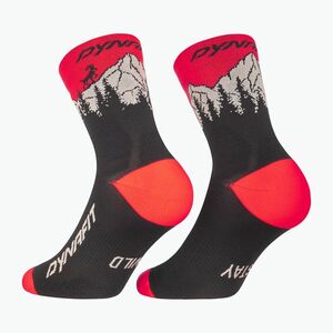 Sízokni DYNAFIT Traverse Mid black out ultra coral/6a10 (Traverse Mid 08-0000072074) kép