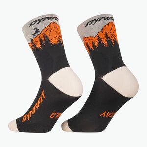 Sízokni DYNAFIT Traverse Mid black out ultra orange/4220 (Traverse Mid 08-0000072074) kép